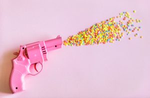 image of pink gun