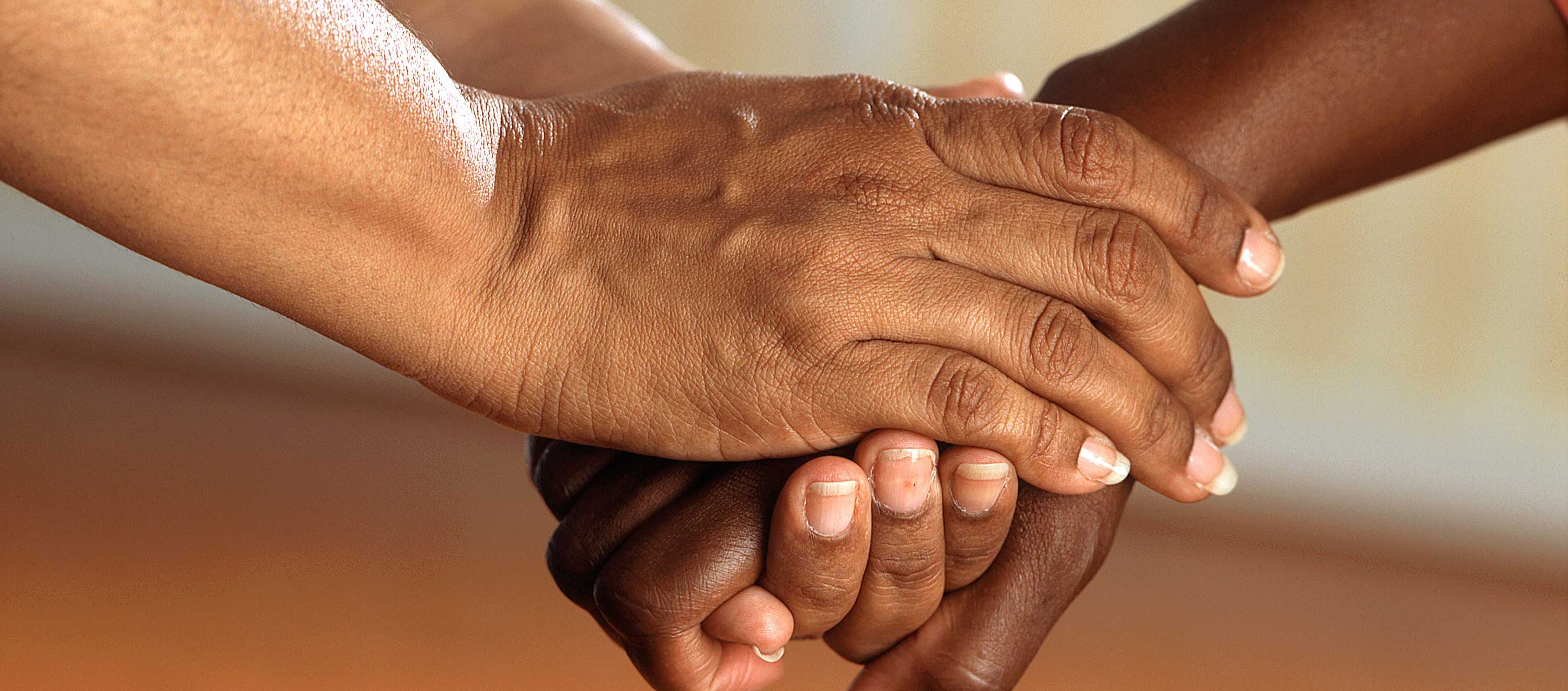 Picture of hands being held