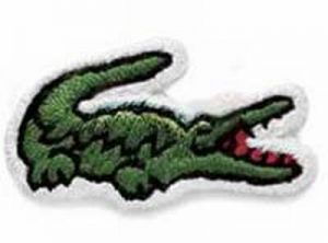 Lacoste logo of an alligator