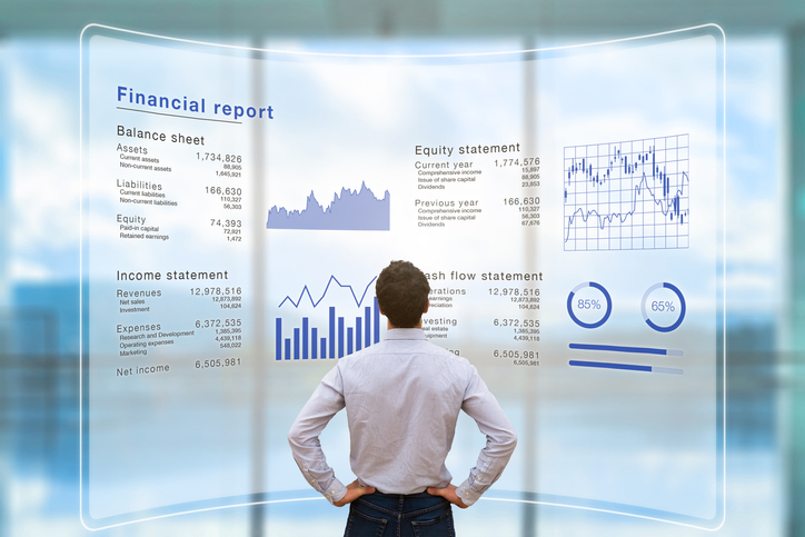 Digitized financial report