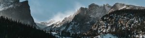 Photo of mountain with snow