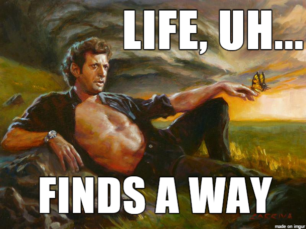 Life Uh Finds A Way Elgl