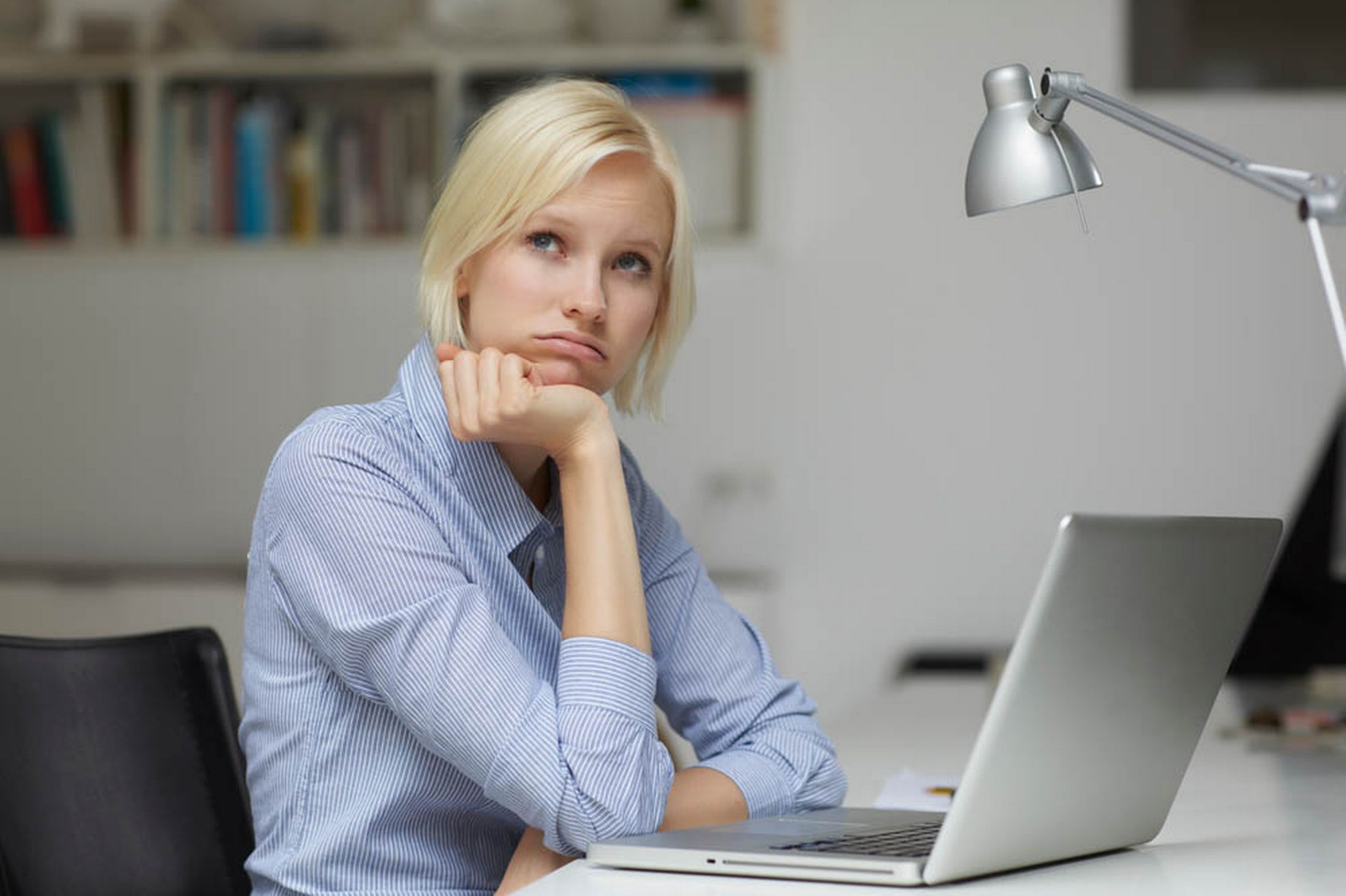 Woman at laptop