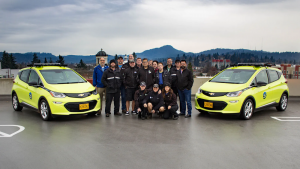 Jeff Petry with team of parking services