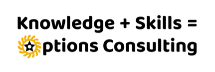 knowledge plus skills equals options consulting