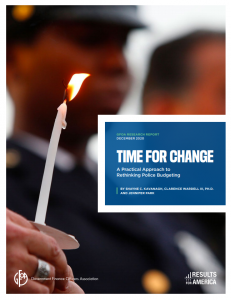 GFOA Cover that reads Time For Change