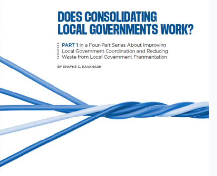 Does Consolidating Local Governments Work?