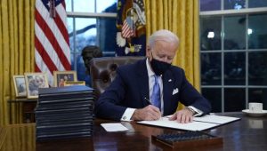 Biden signing executive orders