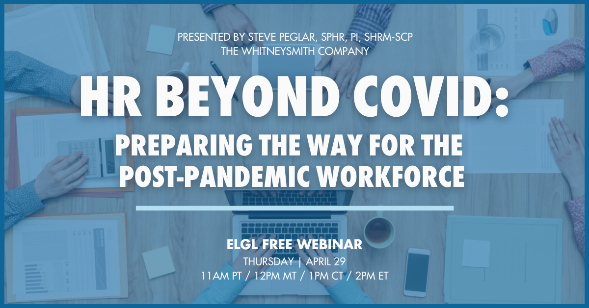 HR Beyond Covid Webinar stock photo