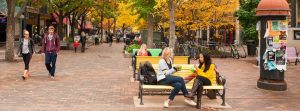 Two girls sitting on a bench