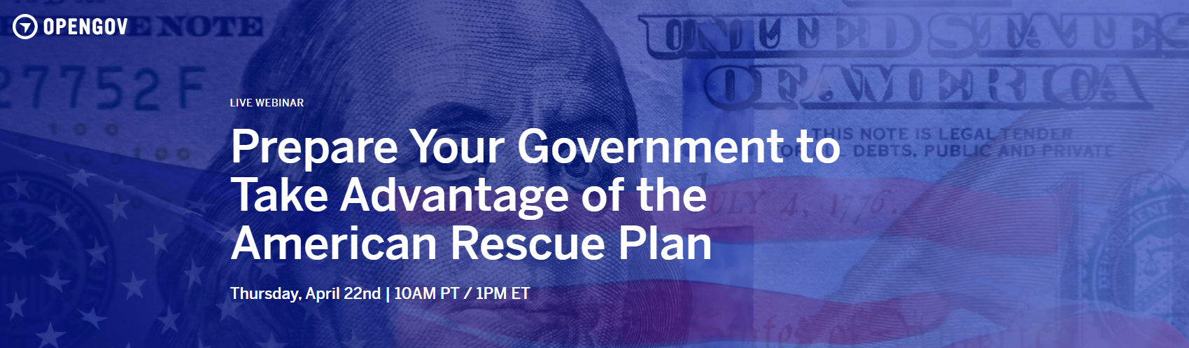 Prepare Your Government to Take Advantage of the American Rescue Plan