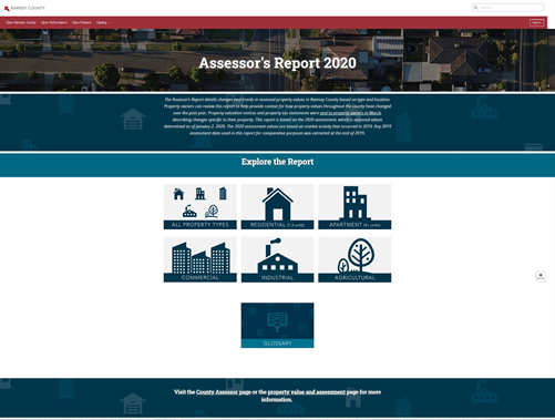 Assessor's Report online dashboard