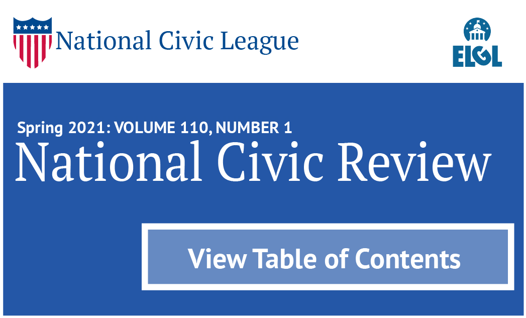 National Civic Review Header