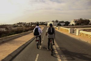 protected bike route