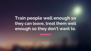 Treat people well