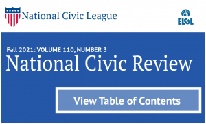 National Civic Review Fall Edition