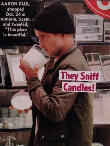 sniffing candles