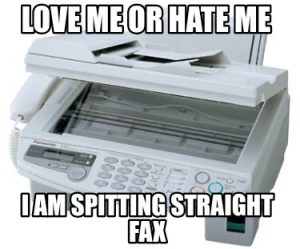 fax machine meme