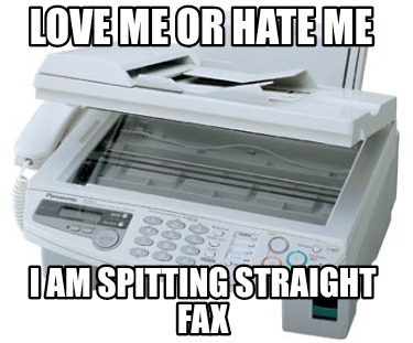 fax machine meme