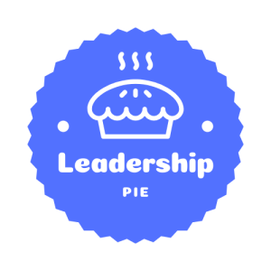 A drawing of a pie with Leadership Pie underneath