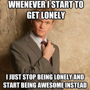 Nobody is lonely, right?