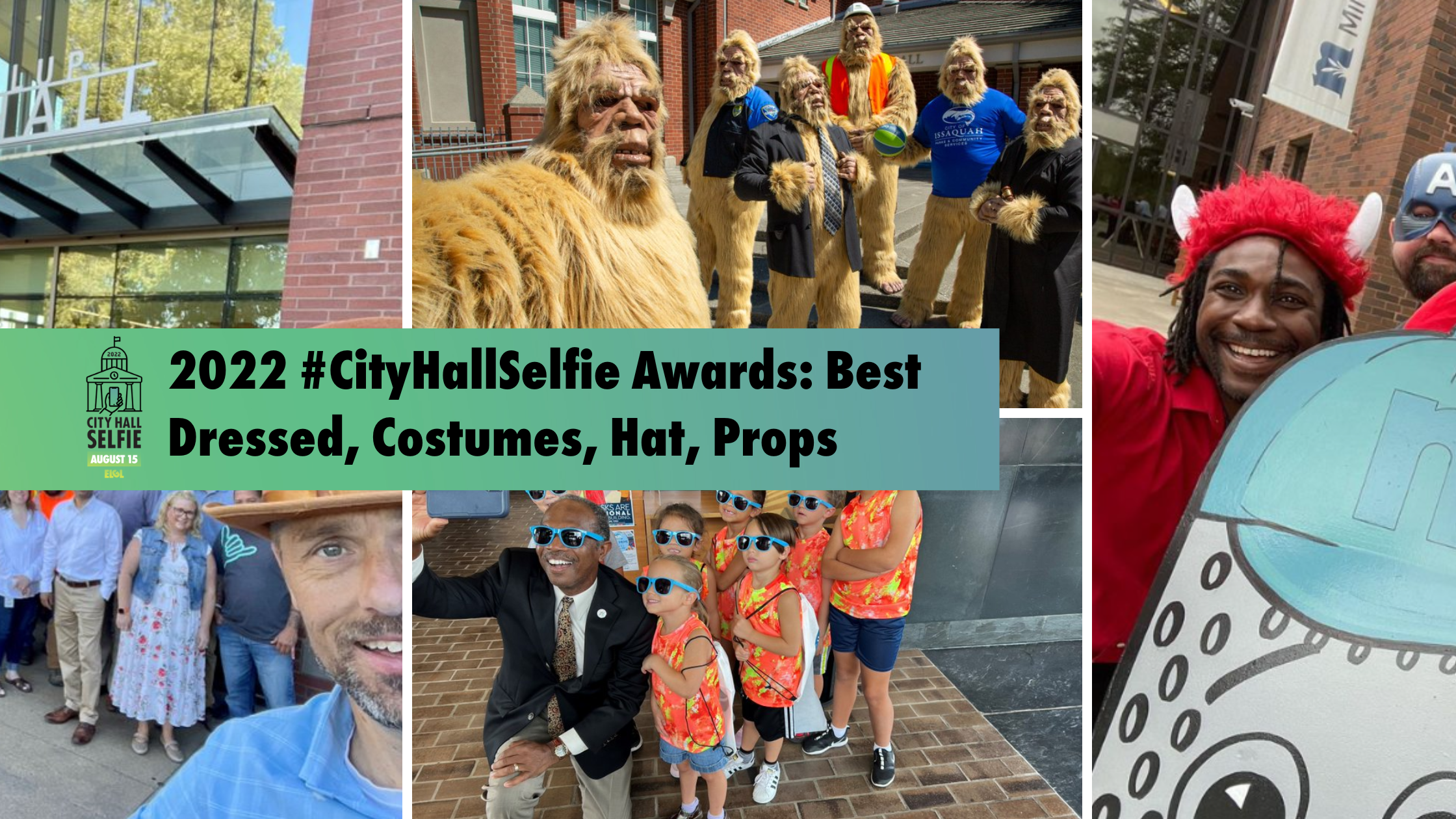 2022 #CityHallSelfie Awards: Best Dressed, Costumes, Hat, Props