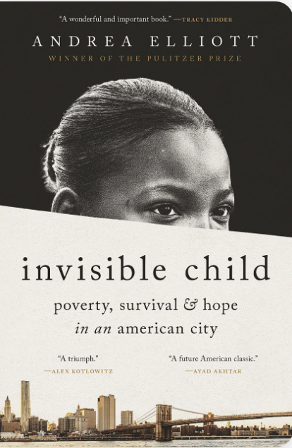 The cover of my favorite book this year, Invisible Child