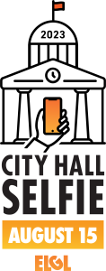 #CityHallSelfie Day 2023 logo