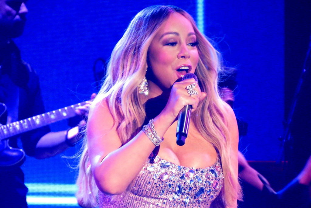 Mariah Carey performs onstage in Amsterdam in 2019.