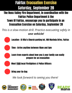 Evac drill flyer