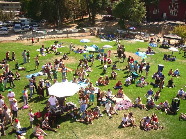 picnic from above