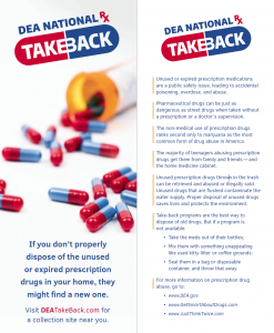 Drug Take Back Day