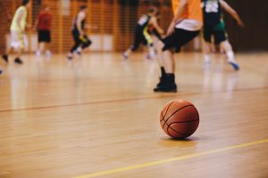 Kids Playing Basketball