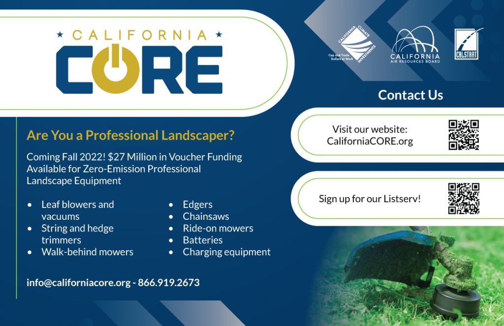 CORE funding flyer about landscaping