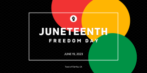 Juneteenth holiday graphic