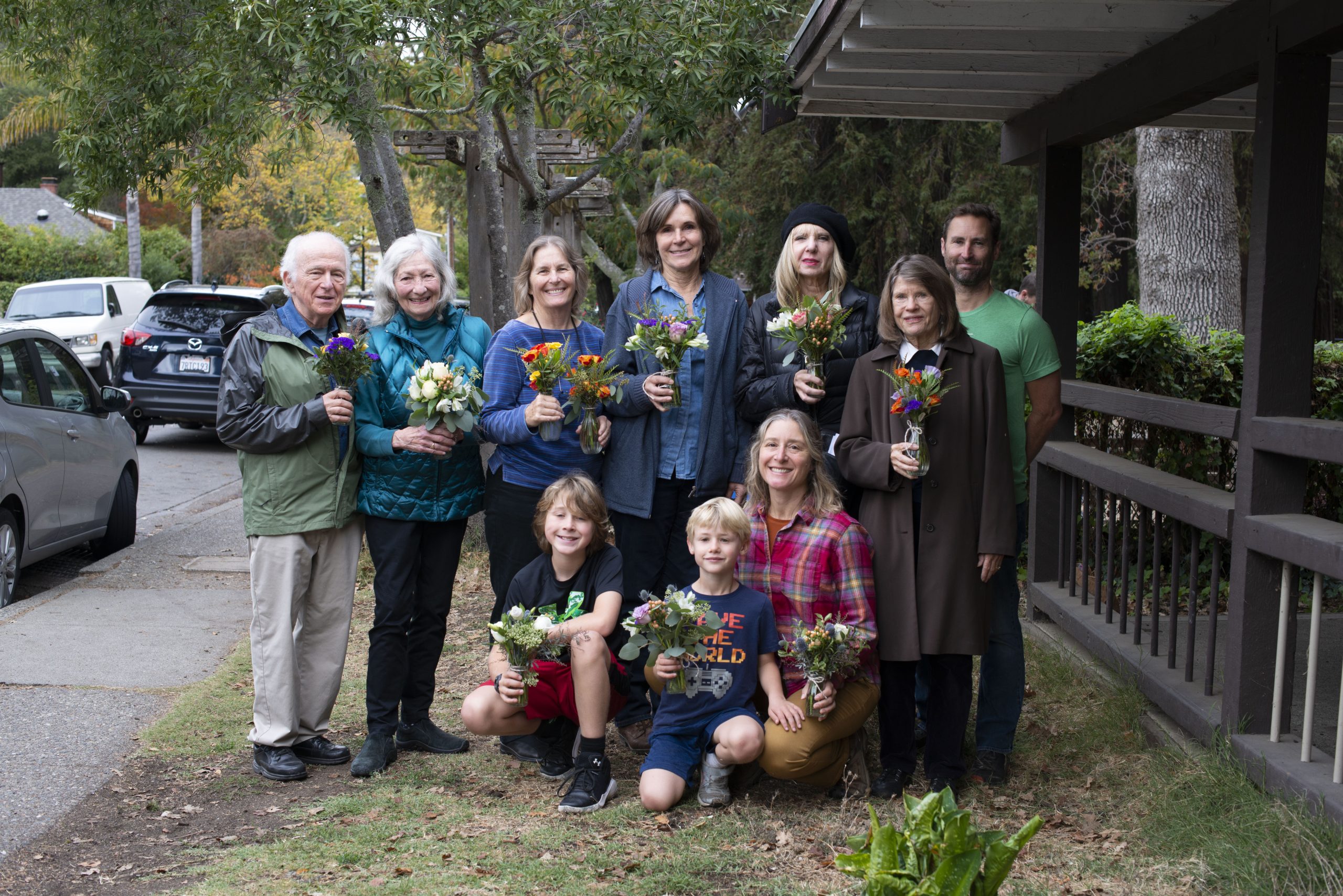 Age Friendly group delivering baskets