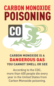 Flyer about carbon monoxide poisoning