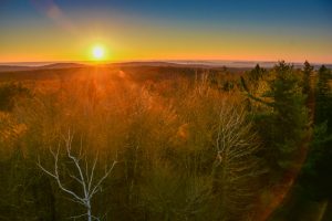 Sunrise from the Fire Tower