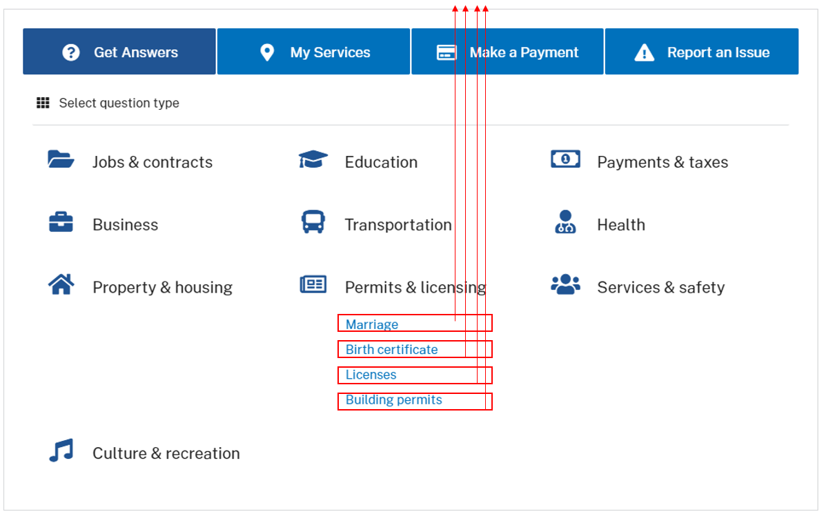 child categories screenshot