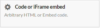 code iframe widget