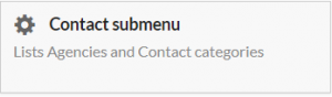 contact submenu widget