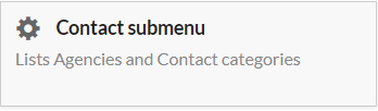 contact submenu widget