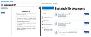 pdf view and list view