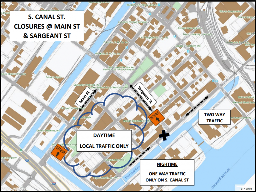 S. Canal Detour