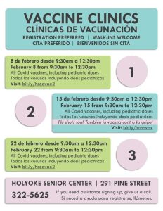 Senior Center Vaccine Flyer