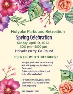 Parks and Rec Spring Celebration Event Flyer - English