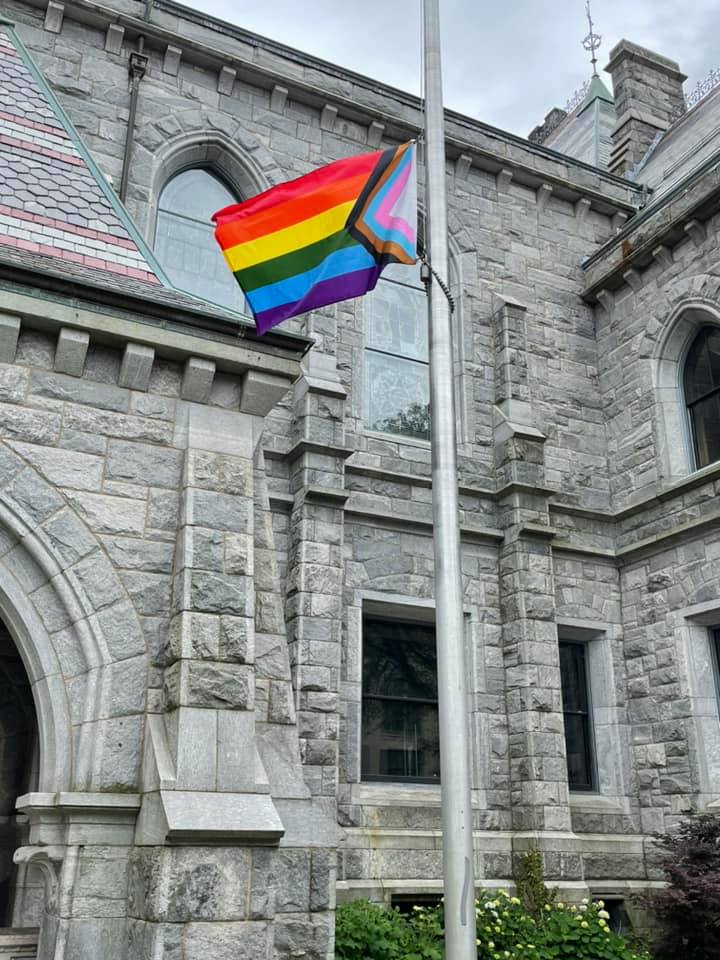 2022 Pride Flag Raising City of Holyoke