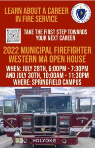 2022 Fire Fighter Open House Flyer