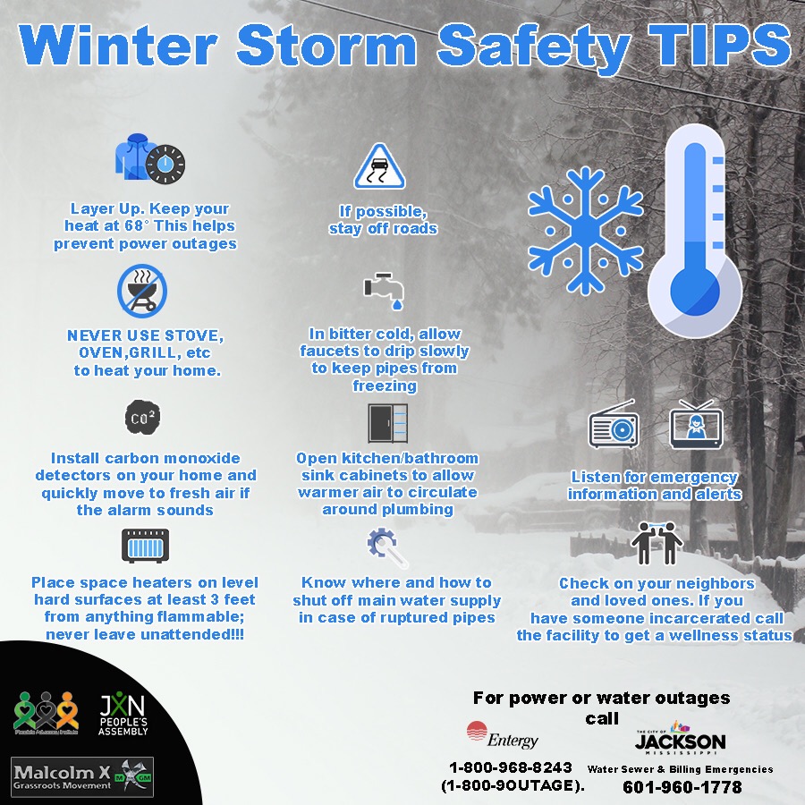 Winter Storm Safety Tips - Jackson, MS