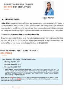 Page 6 Employee Newsletter March 2021